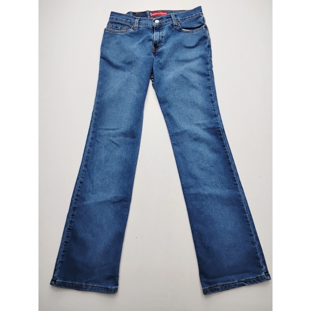 Levi's 518 Superlow Stretch Bootcut Jeans Women's Juniors 9 Long Y2K USA